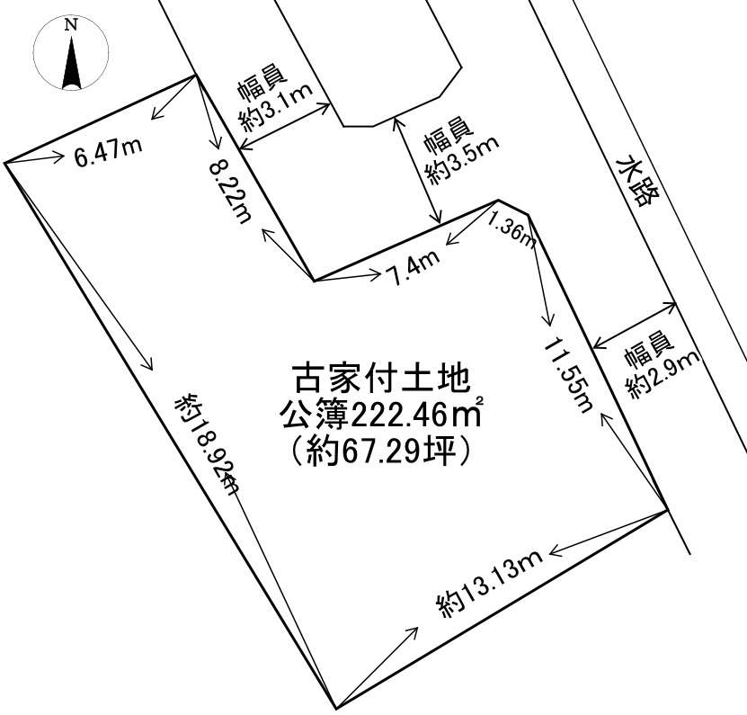 岸和田市大町４丁目　古家付土地　販売開始しました